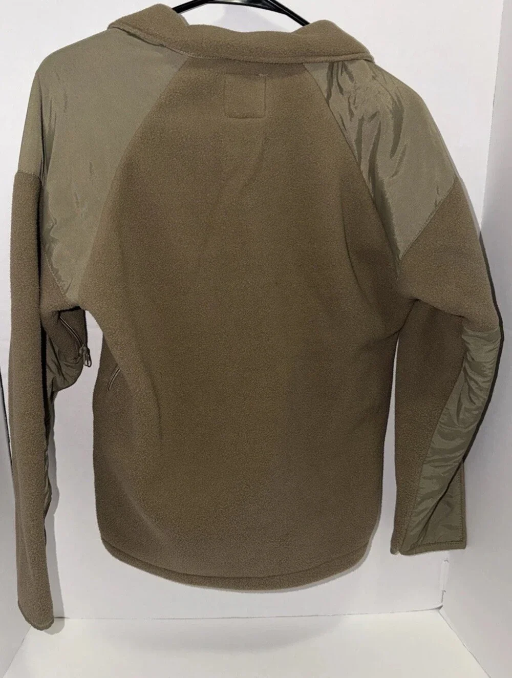 AOS Tactical Theros Fleece Jacket Mens S Tan Polartec Full Zip